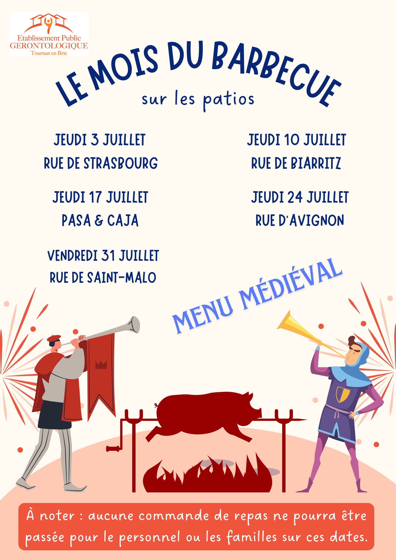affiche barbecue